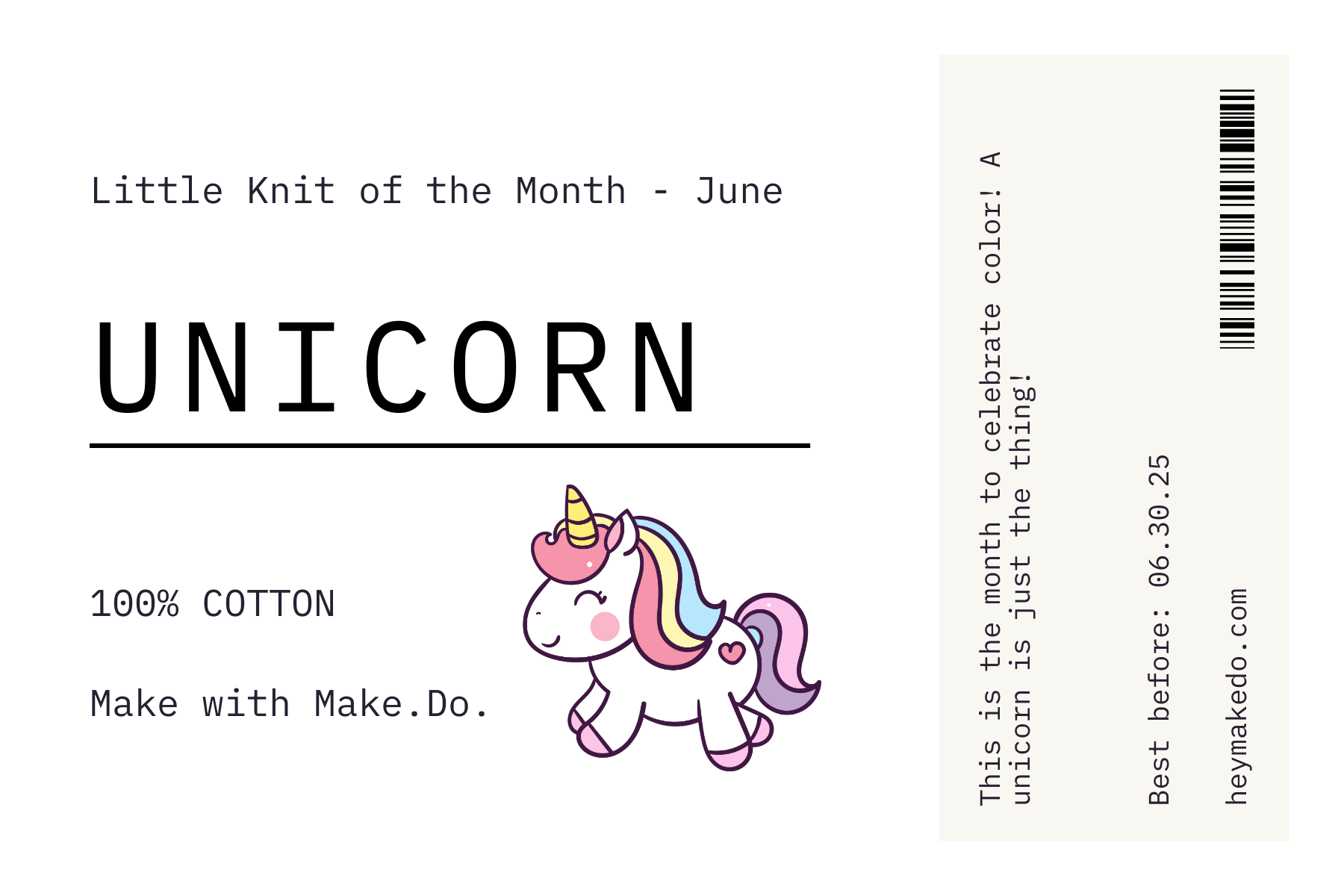 Little Knit Of The Month Kit June Make Do Little knit of the month kit june make do